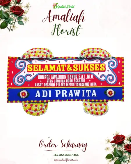 Papan Bunga Ucapan Selamat Gombongsari